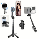 Tripé Magnético 4 em 1 com Controle Remoto – Praticidade e Estabilidade na Palma da Mão