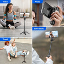 Tripé Magnético 4 em 1 com Controle Remoto – Praticidade e Estabilidade na Palma da Mão