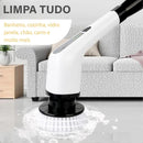 Escova de limpeza elétrica 9 em 1
